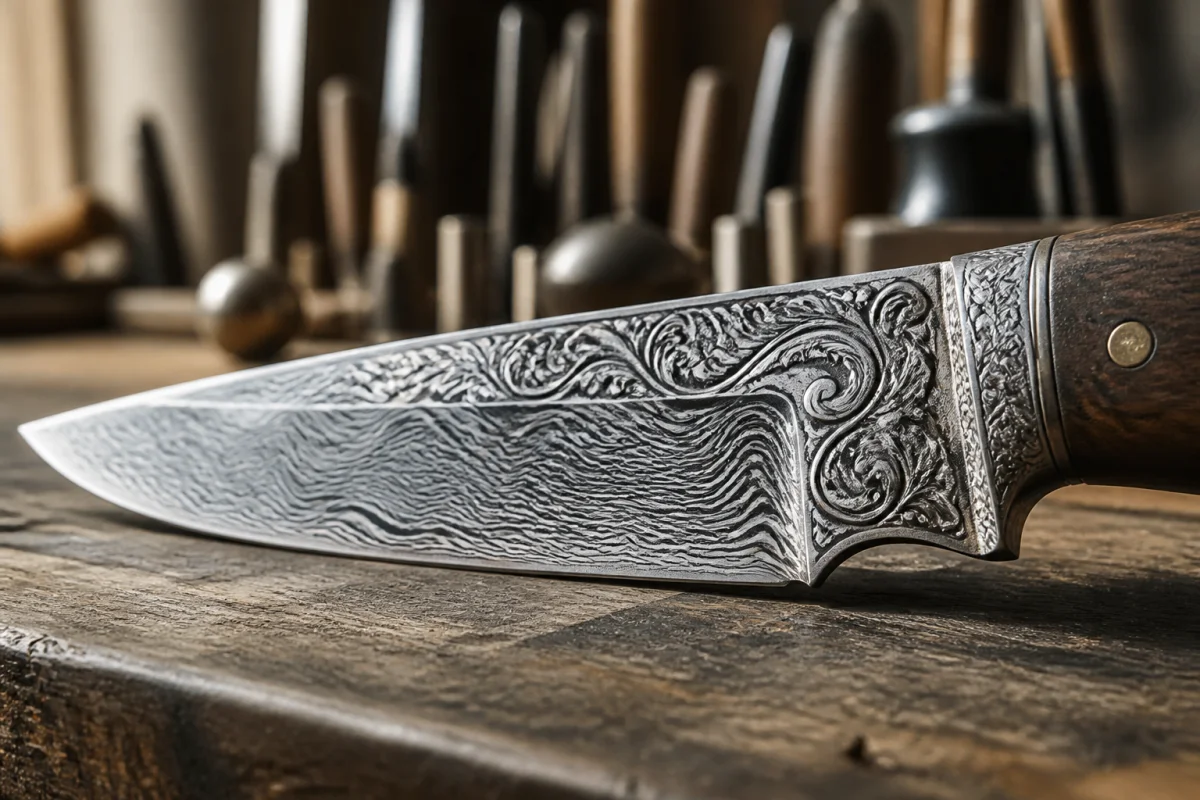 gravure sur couteau