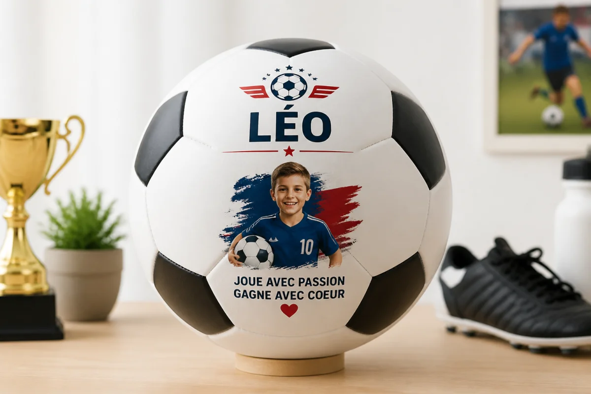 ballon foot personnalisé
