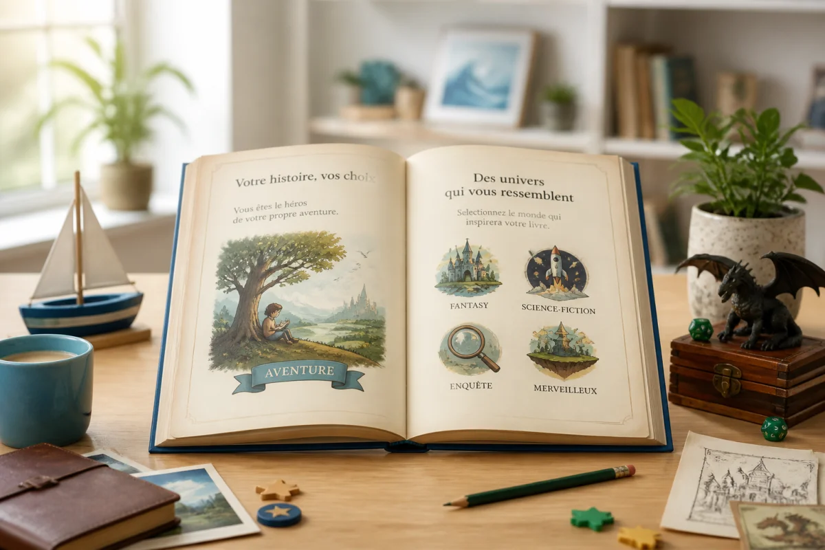 créer un livre personnalisé