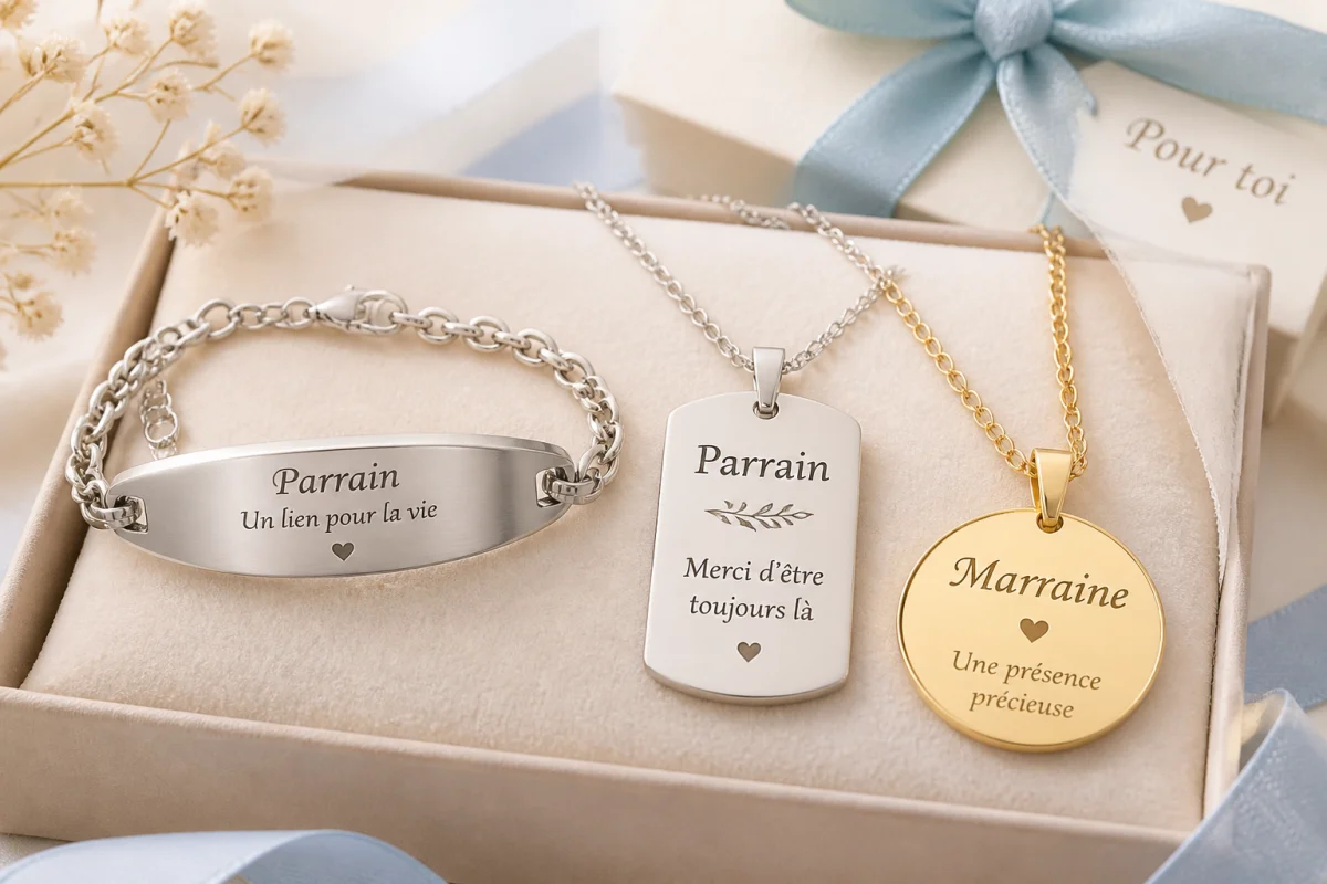 cadeaux pour le parrain et la marraine