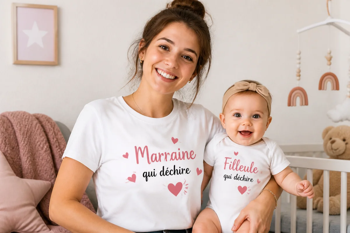 tee shirt marraine filleul
