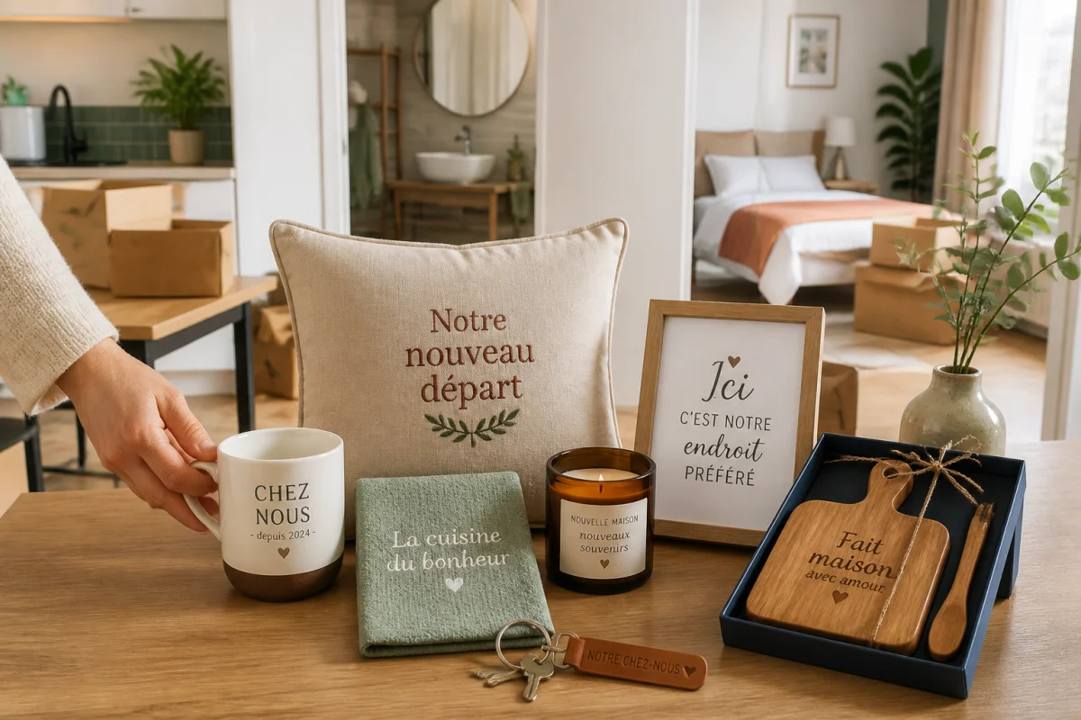 Cadeau personnalisé pour déménagement, les meilleures idées pour bien marquer le coup