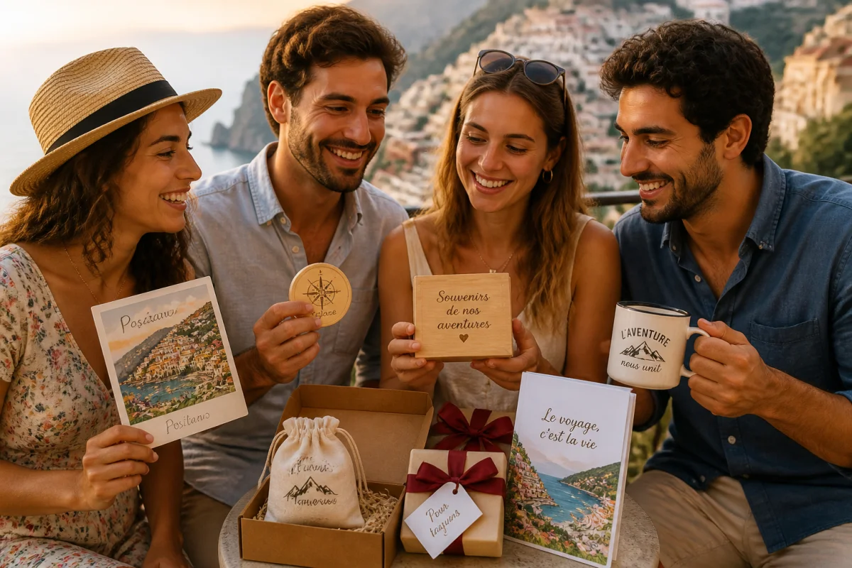 Cadeaux personnalisés pour voyage en groupe